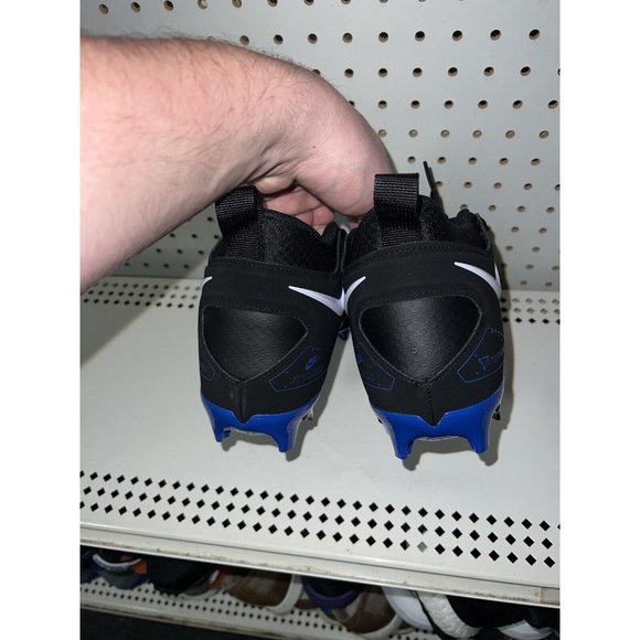 Nike Alpha Menace Pro 3 Mens Football Cleats Size 9.5 Black Blue CT6649-007 - Picture 3 of 8